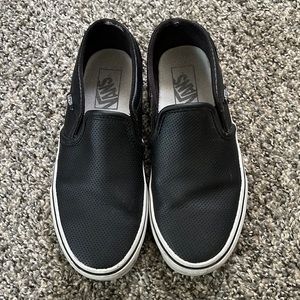 Vans Leather Classic Slip-ons